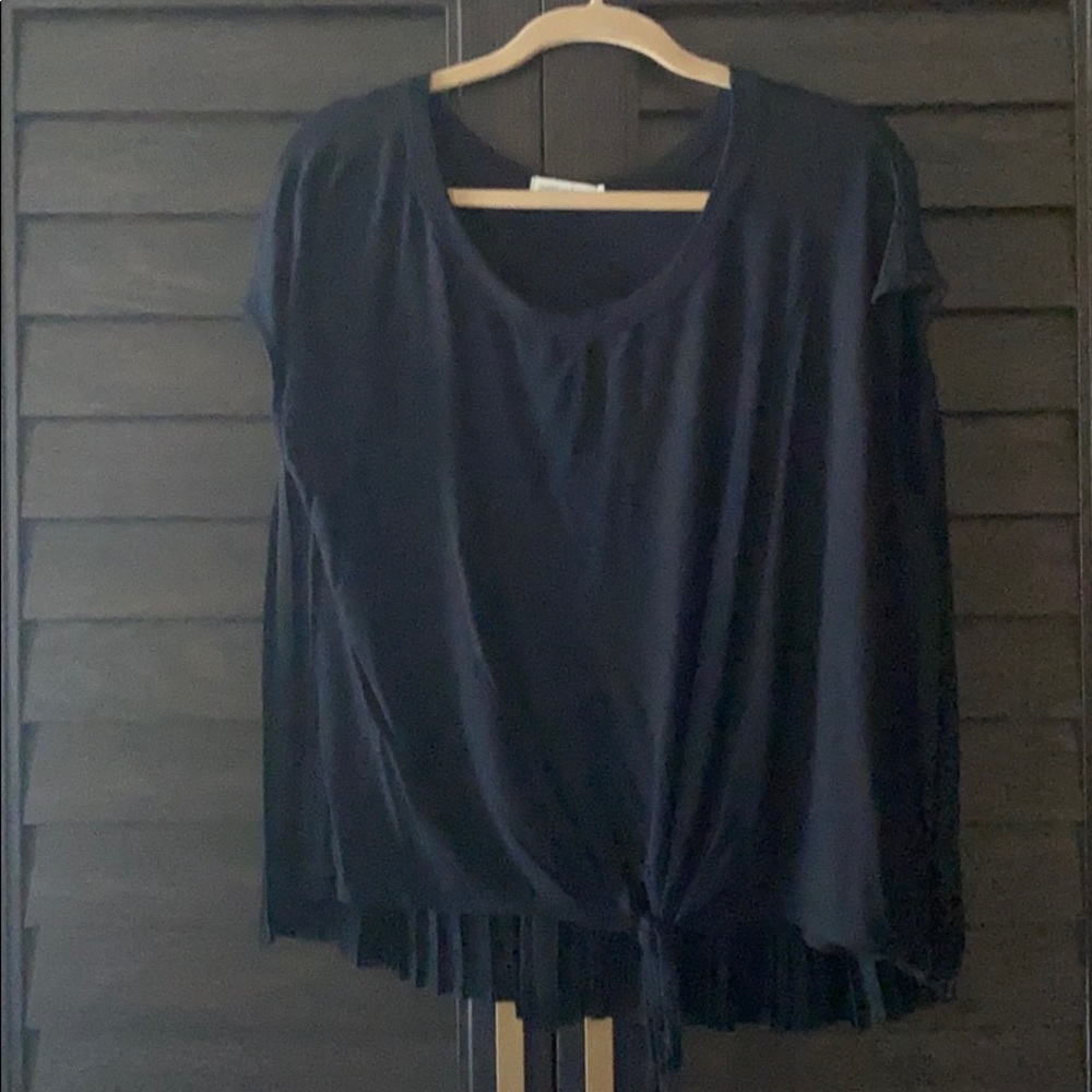 Black Summer Top Short Sleeves